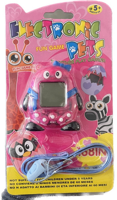 Han Cheng 電子寵物機 168合1 掌上型電玩, 粉色, 1, single product