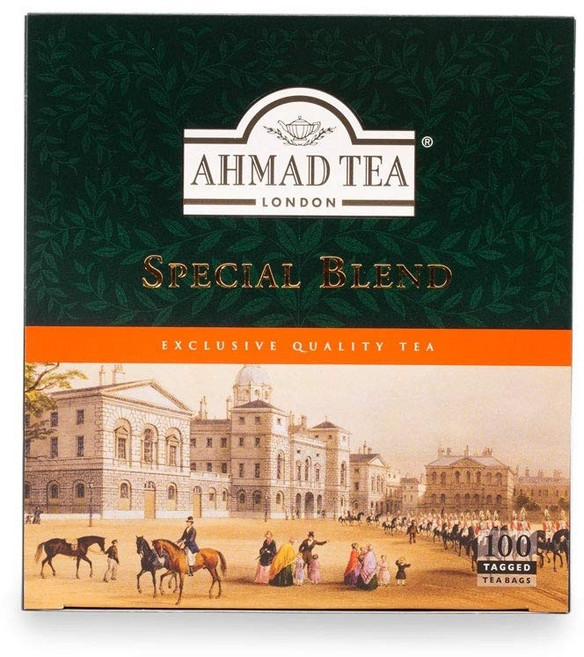 AHMAD TEA 特調佛手柑紅茶茶包, 2g, 100包, 1盒