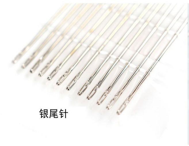 不用穿線的穿針神器, 1個, 金色，銀色