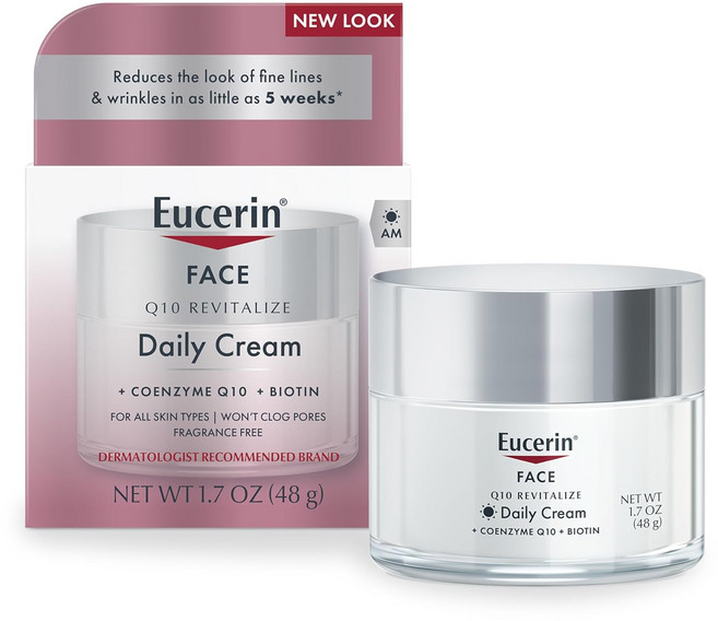 Eucerin Q10撫紋面霜, 1罐, 48g