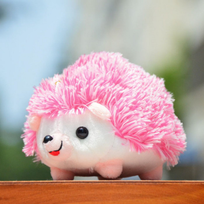 超萌刺蝟吊飾 玩具 絨毛 迷你 可愛 娃娃 包包吊飾 刺蝟 公仔 生日禮物, 小刺蝟桃粉, 詳見包裝, 詳見包裝