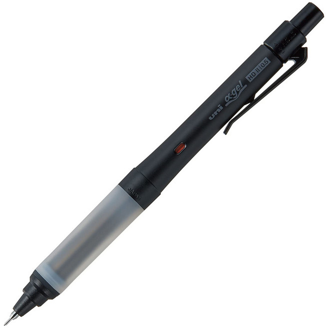 Uni 三菱 a gel HD II雙模式旋轉自動鉛筆, 黑色, 0.5mm, 1個