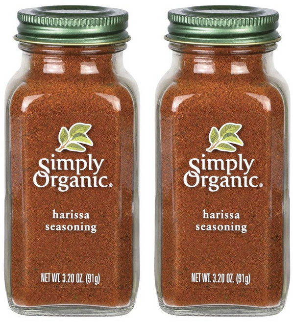 Simply Organic 哈里薩調味料, 2個, 91克