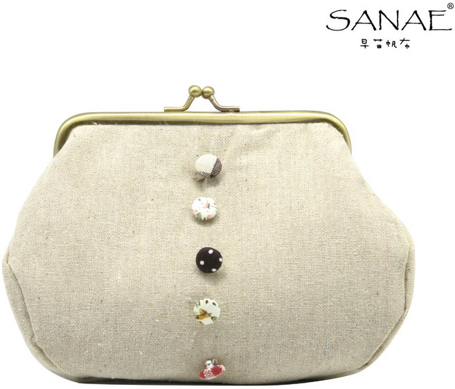 SANAE 早苗帆布 口金包