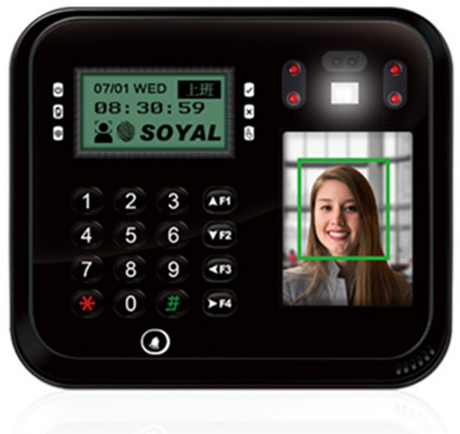 SOYAL AR-837-EA E2 臉型辨識門禁考勤讀卡機：Mifare感應、TCP/IP連線 提升辦公室安全, 1個, 數量