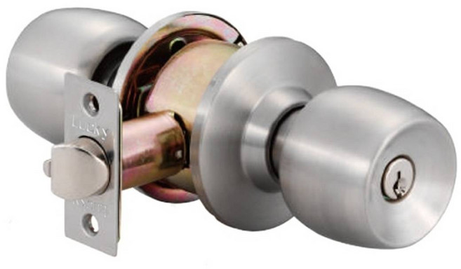 幸福牌 LUCKY 3030型 喇叭鎖 浴廁鎖 LK3030 廁所喇叭鎖 裝置距離60mm/85mm, 1個, 85mm