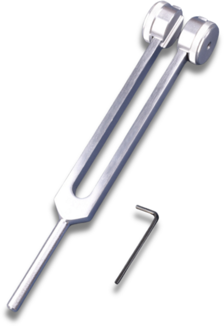 J-MAYER 采耳音叉 128Hz 專業耳部清潔工具, 1個, 銀色