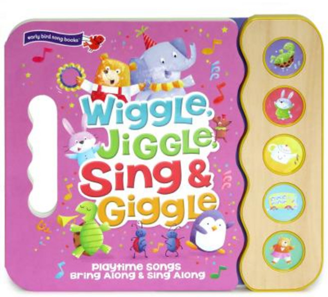 (英文圖書)Wiggle Jiggle Sing and Giggle Board Books, Cottage Door Press, 英文, 硬頁書