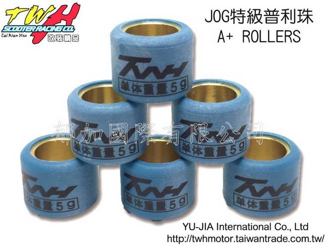 TWH改裝精品 RS100 / JOG / YAMAHA100 特級普利珠 Rollers 15*12, 7g