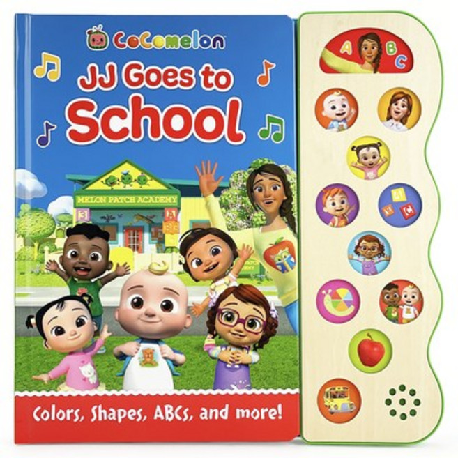 (英文圖書)Cocomelon Jj Goes to School Board Books, Cottage Door Press, 英文, 硬頁書