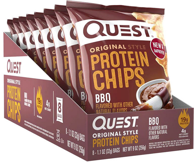QUEST NUTRITION 蛋白質餅乾 BBQ口味, 8包, 32g
