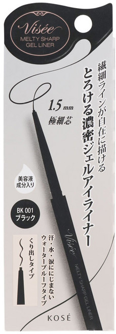 KOSE 高絲 流線聚焦眼線膠筆, BK00 黑色, 1個