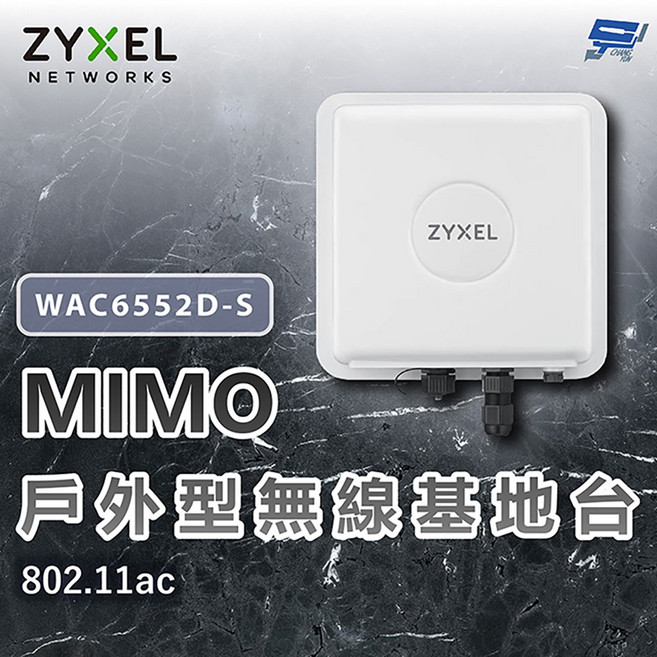 合勤 ZYXEL WAC6552D-S 戶外型無線基地台 路由器 分享器, 1個, 數量