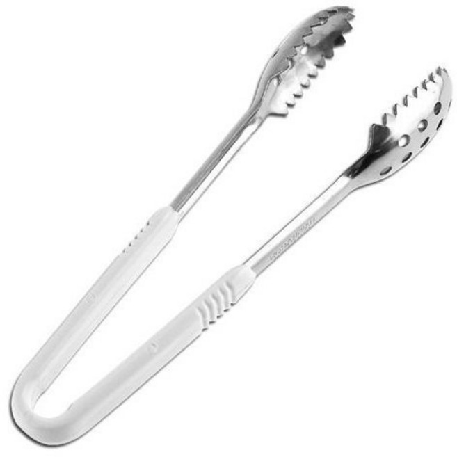 上龍 龍族冰夾料理夾 TL-1810 不鏽鋼冰塊夾 食物夾, 1個, Silver