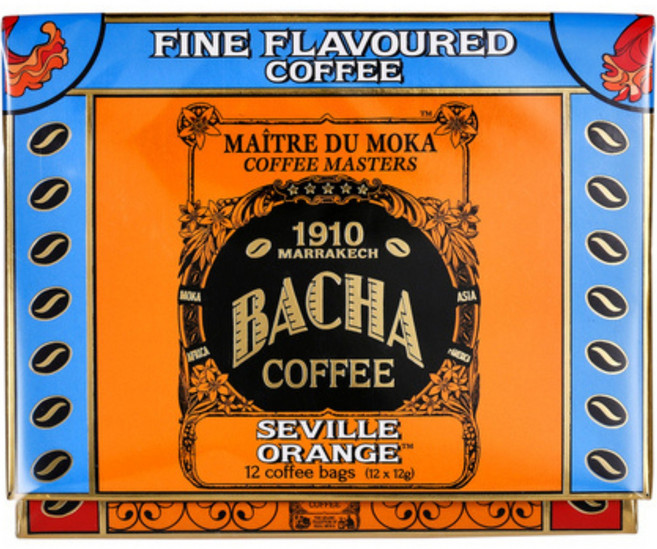 BACHACOFFEE 塞維亞橘香濾掛咖啡禮盒, 1個, 12入, 12g