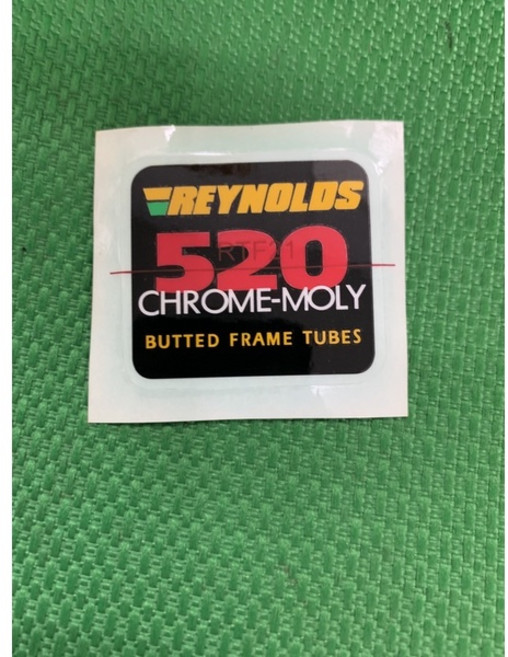 REYNOLDS 520 車架材質標籤 自黏標籤 自行車配件 單張販售, 詳見包裝
