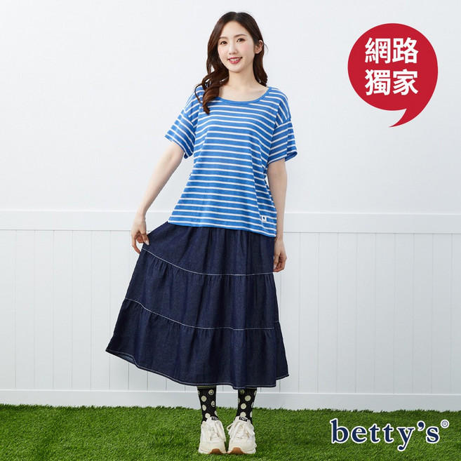 betty’s網路款 逗號牛仔蛋糕裙 (共二色)