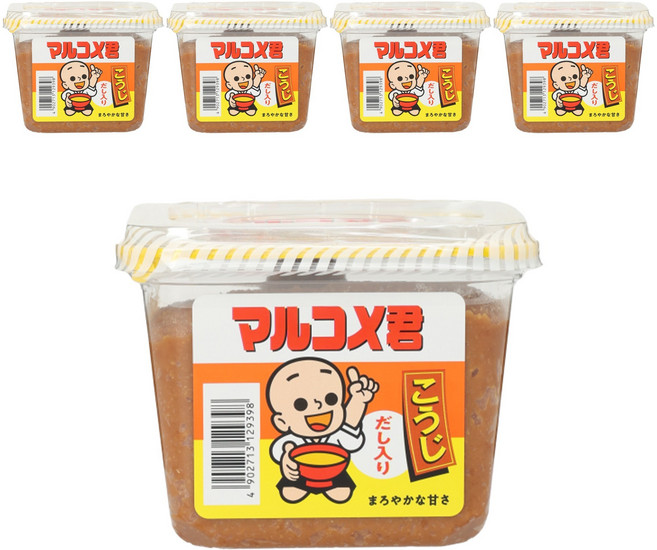 marukome Marukome君酵母味噌, 5個, 650g