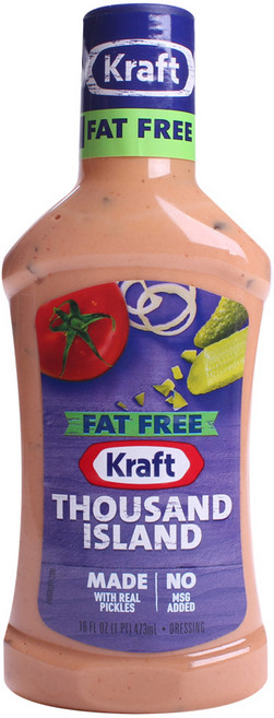Kraft 卡夫 無脂千島醬, 1個, 473ml