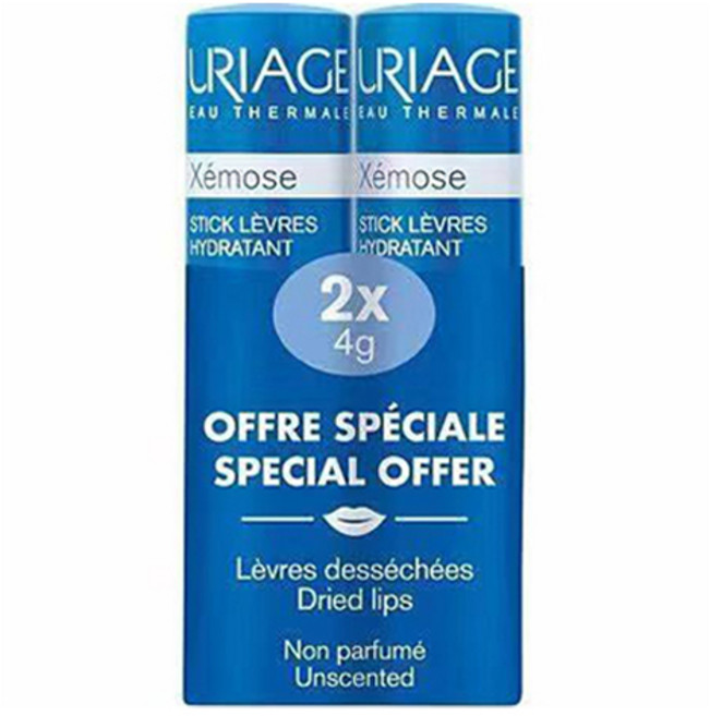 URIAGE 優麗雅 極保濕護唇膏, 無香味, 4g, 2個