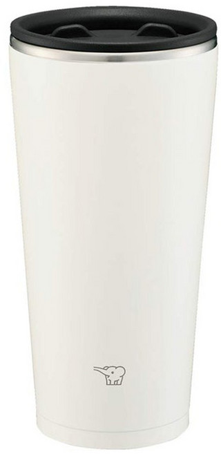 ZOJIRUSHI 象印 不鏽鋼保冷保溫隨行杯 附旋轉杯蓋 SXFA45WM, 1個, 450ml, 白色