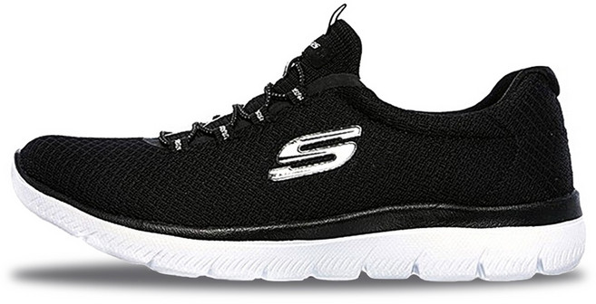 SKECHERS 女款Summits Memory Foam運動鞋 12980BKW