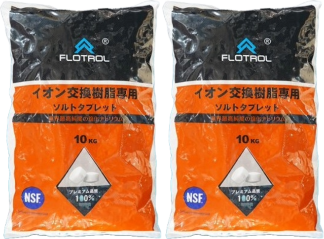 FLOTROL 軟水機與洗碗機專用鹽錠, 20kg, 1個