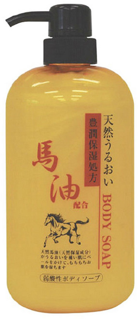 馬油弱酸性沐浴乳, 1個, 600ml