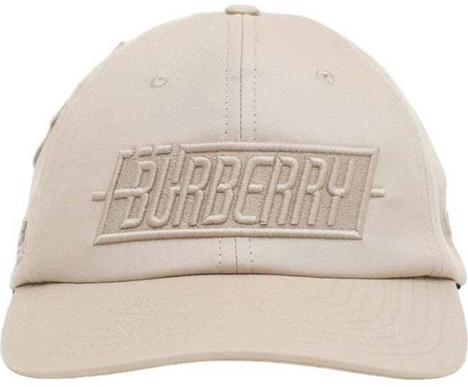 BURBERRY 巴寶莉 徽章布貼棉質華達呢棒球帽 8056124