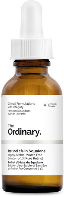 The Ordinary. 1% A醇角鯊烷撫紋精華, 30ml, 1瓶