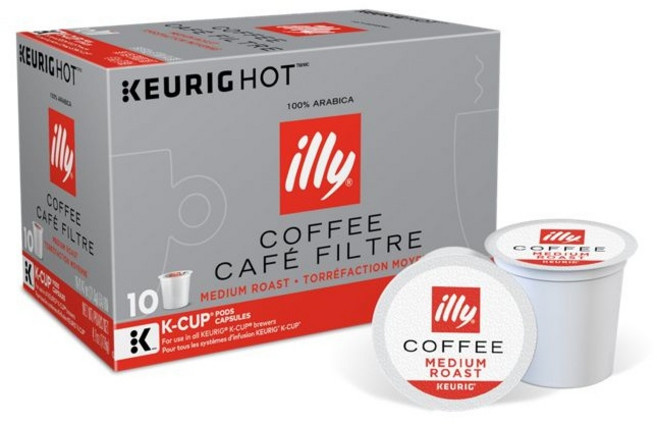 illy 意利 中烘焙K-Cup咖啡膠囊, 11.9g, 10顆, 1盒