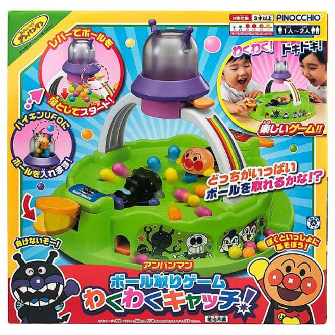 PINOCCHIO 麵包超人珠珠對戰桌遊, 1套, Multicolor