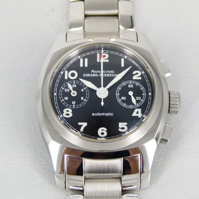 Girard Perregaux芝柏錶 Vintage 1960 雙追針機械錶 38mm 自動上鍊