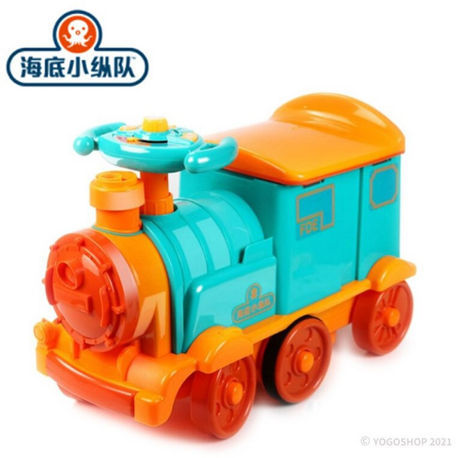 海底小縱隊 三合一工具拉桿箱 火車滑行車, 一盒入, 1個
