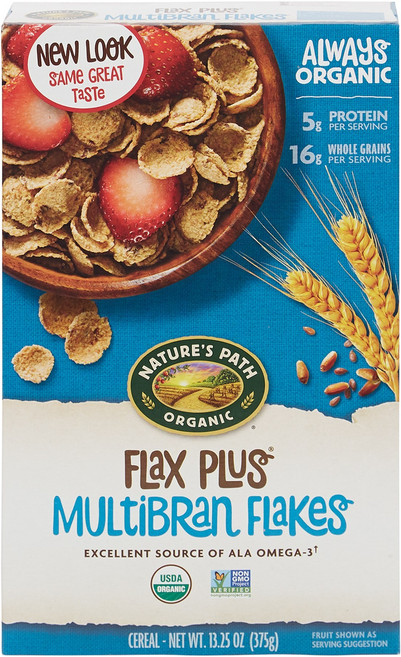 NATURE'S PATH 亞麻籽穀物麥片, 1個, 375g