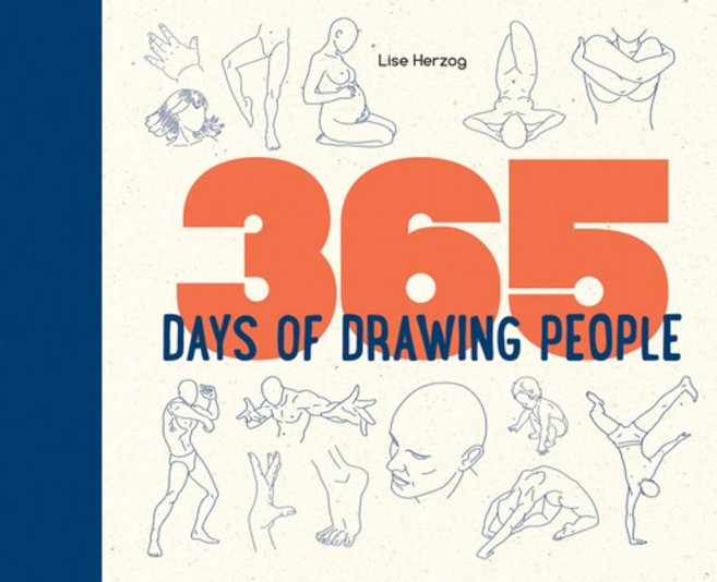 (英文圖書) 365 Days of Drawing People 精裝版, Firefly Books, 英文
