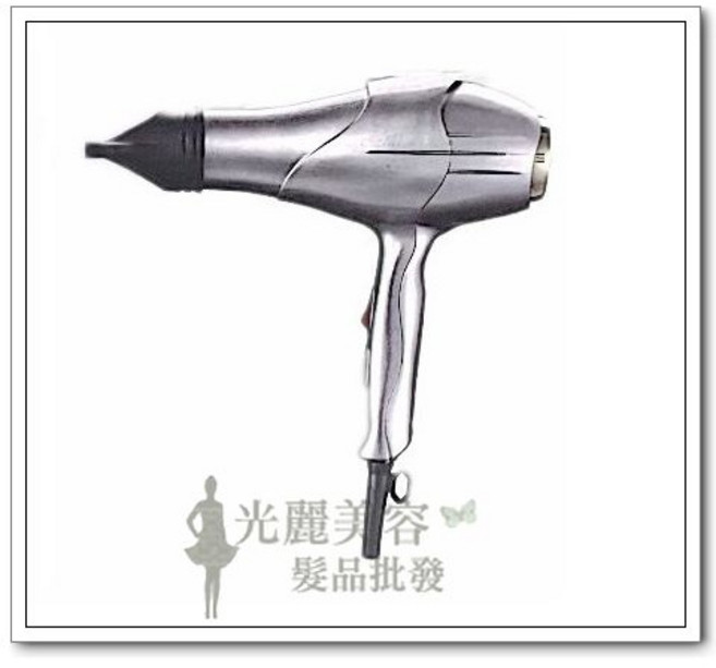 發之奇緣 Ion N99 高能量納米負離子1200W吹風機, 星光銀