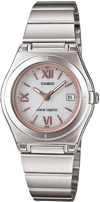 CASIO 卡西歐 Wavetronix Solar 女性金屬腕錶 LWQ-10DJ-7A2JF
