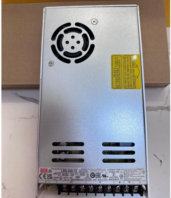 明緯 室內變壓驅動器 穩壓節能 變壓器, LRS-350-12, 1個