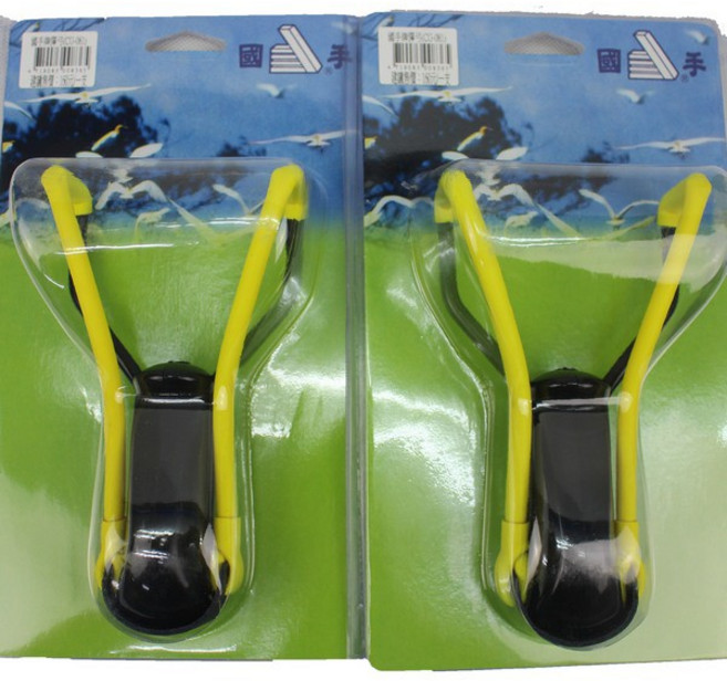 國手牌 Y型 CG-081 強力彈弓 台灣製造, 黃色和黑色, 1個