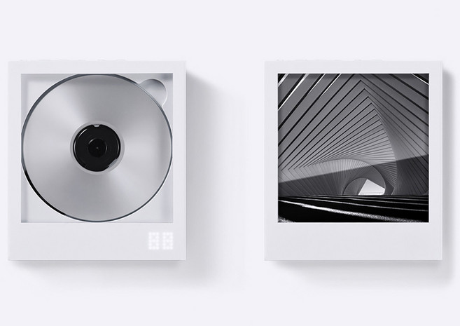 Instant Disk Audio CP1 CD 播放器 簡約時尚 高品質音頻輸出 操作簡單易上手, White