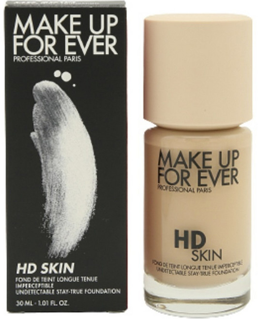 MAKE UP FOR EVER HD SKIN粉無痕持久粉底液 30ml, 1罐, #1R12