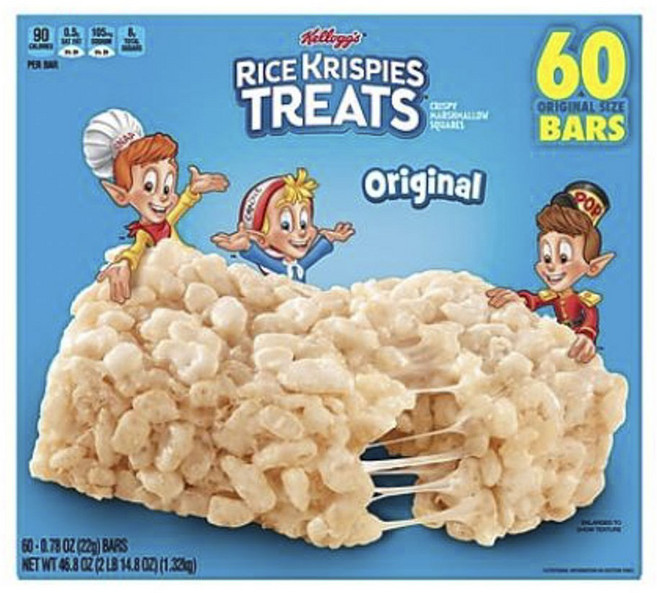 Kellogg's 家樂氏 脆米餅零食棒 原味, 60包, 22g