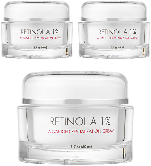 Life-flo Health 視黃醇A1%高級煥活乳霜, 3罐, 50ml