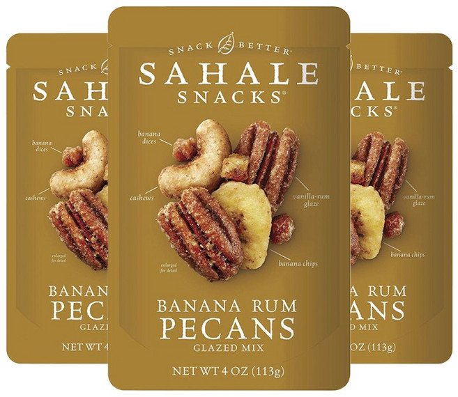 SAHALE SNACKS 香蕉堅果混合包, 3個, 113g