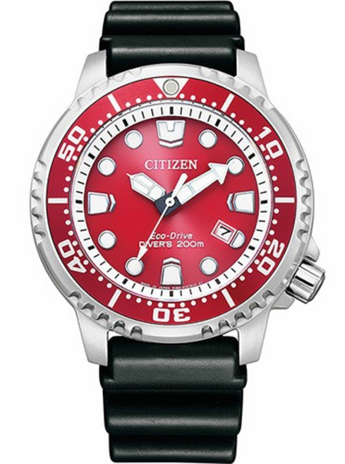 CITIZEN PROMASTER 200米光動能潛水錶(BN0159-15X)44mm 專業潛水腕錶, 紅色