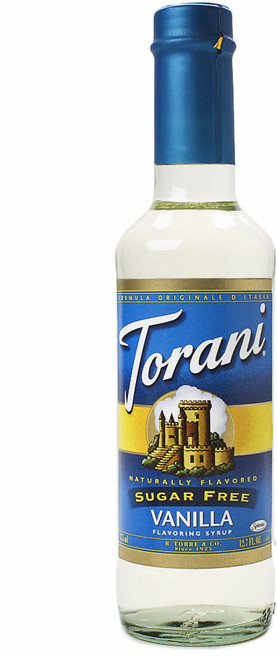 Torani 香草無糖風味糖漿, 1個, 375ml