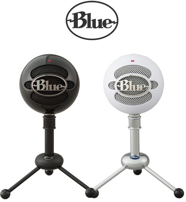 Blue Snowball (兩色) 經典錄音室品質 USB麥克風, 黑色, 雪球麥克風