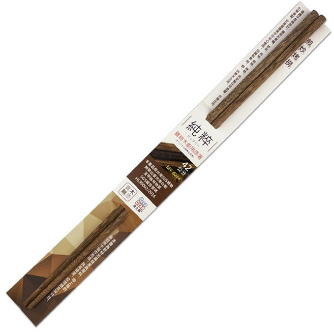 Deer Bear 雞翅木廚用原箸, 1個, 木箸