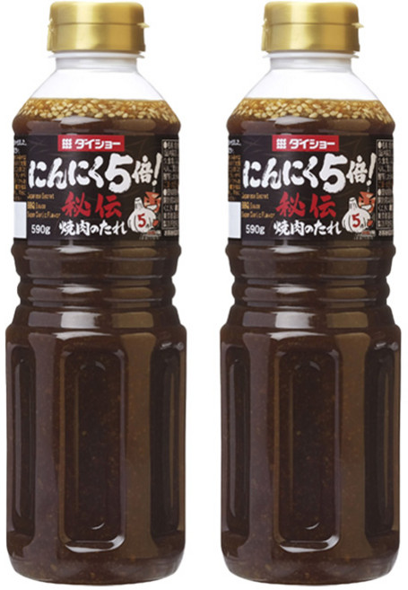 DAISHO 大逸昌 大蒜5倍秘傳燒肉醬, 2罐, 590g